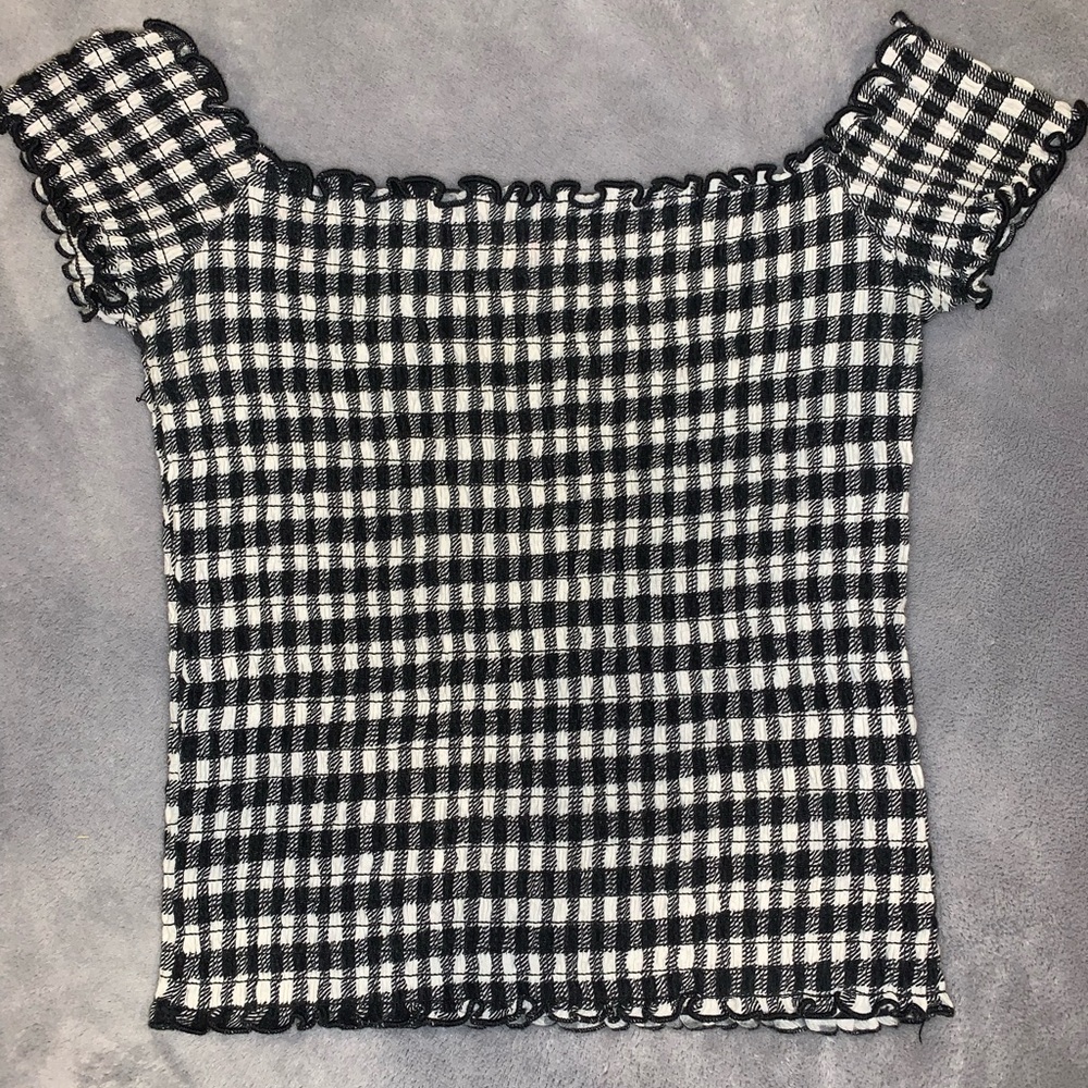 Hollister off the shoulder crop top